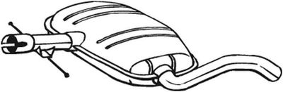 BOSAL Mittelschalldämpfer