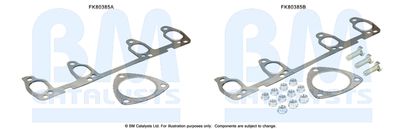 Монтажный комплект, катализатор BM CATALYSTS FK80385 для VW CADDY