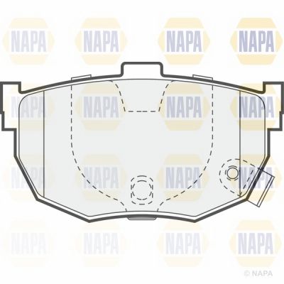 Brake Pad Set NAPA NBP1811