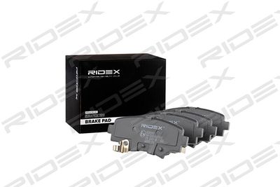 Комплект тормозных колодок, дисковый тормоз RIDEX 402B0989 для MAZDA 3