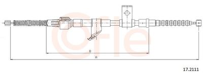 CABLU FRANA DE PARCARE