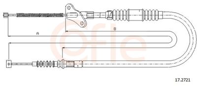 CABLU FRANA DE PARCARE