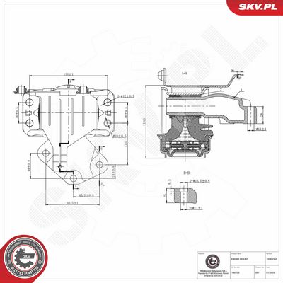 окачване, двигател ESEN SKV 75SKV352