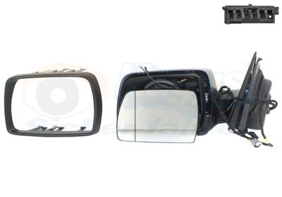 Наружное зеркало VAN WEZEL 0680807 для BMW X3