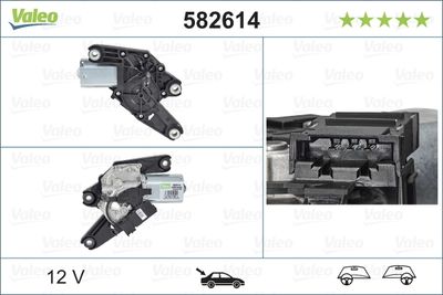 Vindrutetorkarmotor VALEO 582614