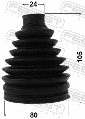 Bellow Kit, drive shaft 0517P-BL