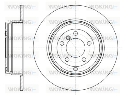 WOKING D61381.00 Тормозные диски  для LAND ROVER RANGE ROVER III (L322) 4.4 4x4