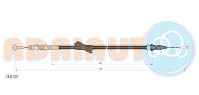 въжен механизъм, задействане на съединителя ADRIAUTO 13.0123