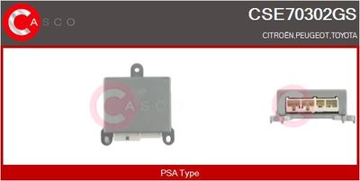 Řídící jednotka, posilovač řízení CASCO CSE70302GS