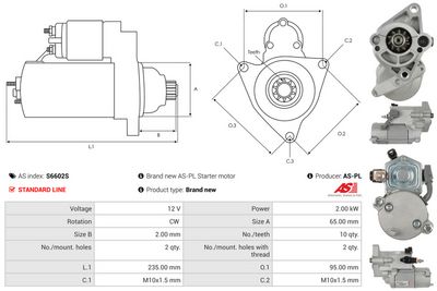 STARTER AS-PL S6602S 4