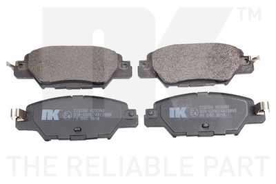 Комплект тормозных колодок, дисковый тормоз NK 223266 для MAZDA CX-5