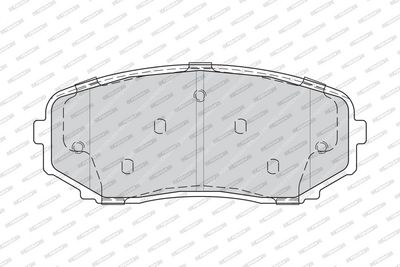 BREMSBELAGSATZ SCHEIBENBREMSE