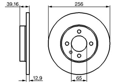 Brake Disc 0 986 479 B30