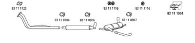 SISTEM DE ESAPAMENT HJS VW1381