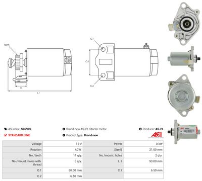 STARTER AS-PL S9699S 4