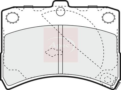 APEC Brake Pad Set, disc brake PAD1138