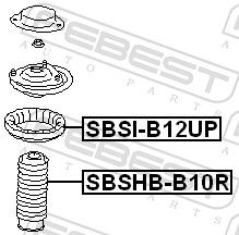 SBSHB-B10R FEBEST Пыльник амортизатора FEBEST 