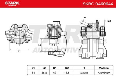 спирачен апарат STARK SKBC-0460644