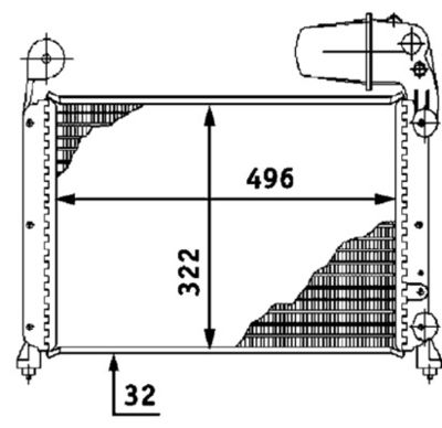 RADIATOR RACIRE MOTOR MAHLE CR448000S 1