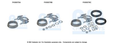 Монтажный комплект, катализатор BM CATALYSTS FK90079 для FIAT UNO