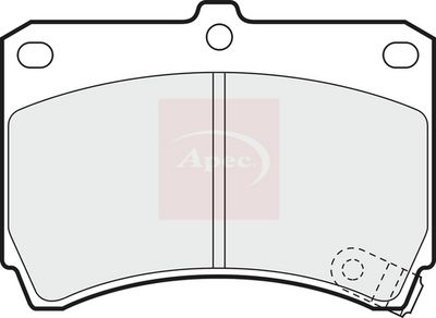 APEC Brake Pad Set, disc brake PAD684