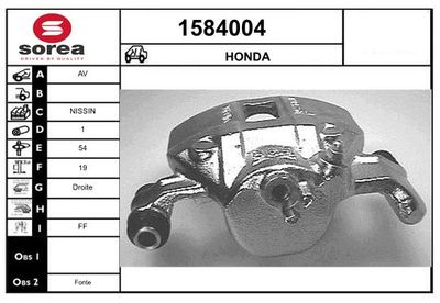 BREMSSATTEL SNRA 1584004