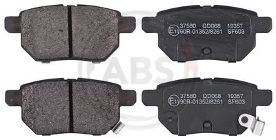 Комплект тормозных колодок, дисковый тормоз A.B.S. 37580 для TOYOTA MATRIX