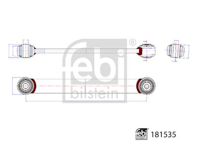 Länk, krängningshämmare FEBI BILSTEIN 181535