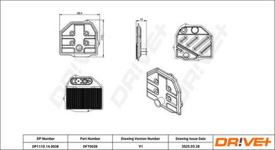 HYDRAULIKFILTER AUTOMATIKGETRIEBE DR!VE+ DP1110140038