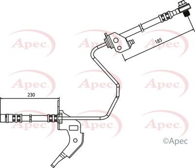 APEC Brake Hose HOS3689