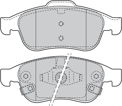 BREMSBELAGSATZ SCHEIBENBREMSE VALEO 601480 1