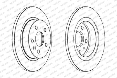 BREMSSCHEIBE FERODO DDF1872C 1