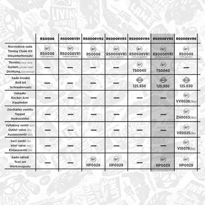 CHIT LANT DE DISTRIBUTIE ET ENGINETEAM RS0008VR5 1