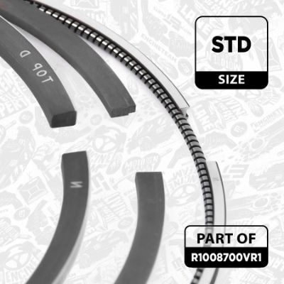 SET SEGMENTI PISTON ET ENGINETEAM R1008700VR1 2
