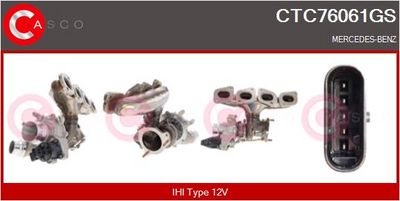 COMPRESOR SISTEM DE SUPRAALIMENTARE CASCO CTC76061GS