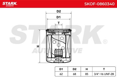 маслен филтър STARK SKOF-0860340