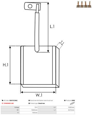 PERIE ELECTROMOTOR AS-PL BSX151IKA 1