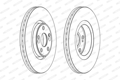 Bromsskiva FERODO DDF2152C