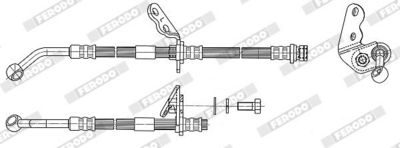 спирачен маркуч FERODO FHY3216
