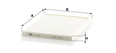 Cabinefilter past: SUZUKI GRAND VITARA I, GRAND VITARA II, XL7 1.6-3.6 04.03-