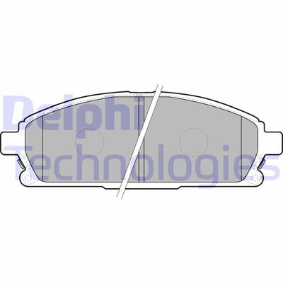 Комплект тормозных колодок, дисковый тормоз DELPHI LP1659 для INFINITI QX4