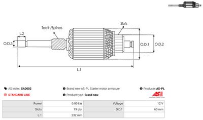 ARMATURA DEMAROR AS-PL SA0002 1