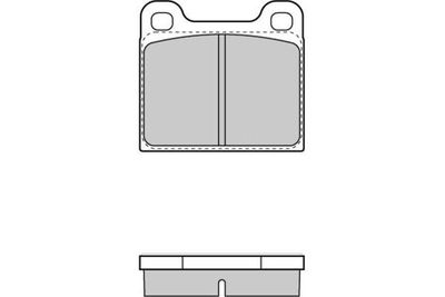 Комплект тормозных колодок, дисковый тормоз E.T.F. 12-0096 для ALFA ROMEO 6