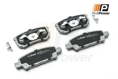 Комплект тормозных колодок, дисковый тормоз ProfiPower 1B2063 для MITSUBISHI MIRAGE