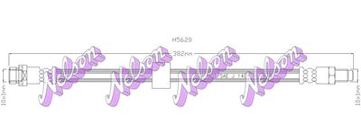 Тормозной шланг KAWE H5620 для FORD TOURNEO