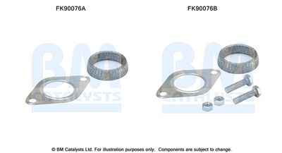 Монтажный комплект, катализатор BM CATALYSTS FK90076 для ROVER MONTEGO