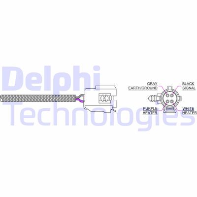 Лямбда-зонд DELPHI ES20044 для CHRYSLER CARAVAN