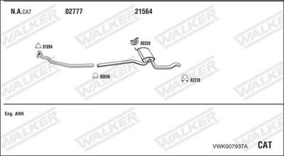 SISTEM DE ESAPAMENT WALKER VWK007937A