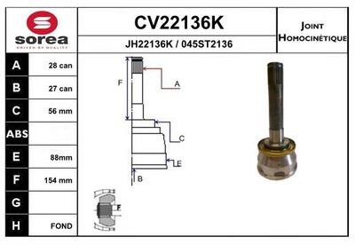 GELENKSATZ ANTRIEBSWELLE