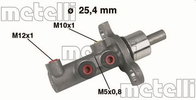 Главный тормозной цилиндр METELLI 05-0438 для ALFA ROMEO 159